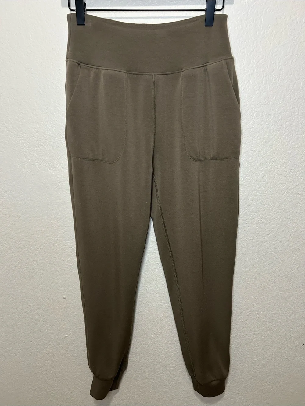 Sage Collective Super Soft Jogger Sweatpants - Tan Gray - Size Small